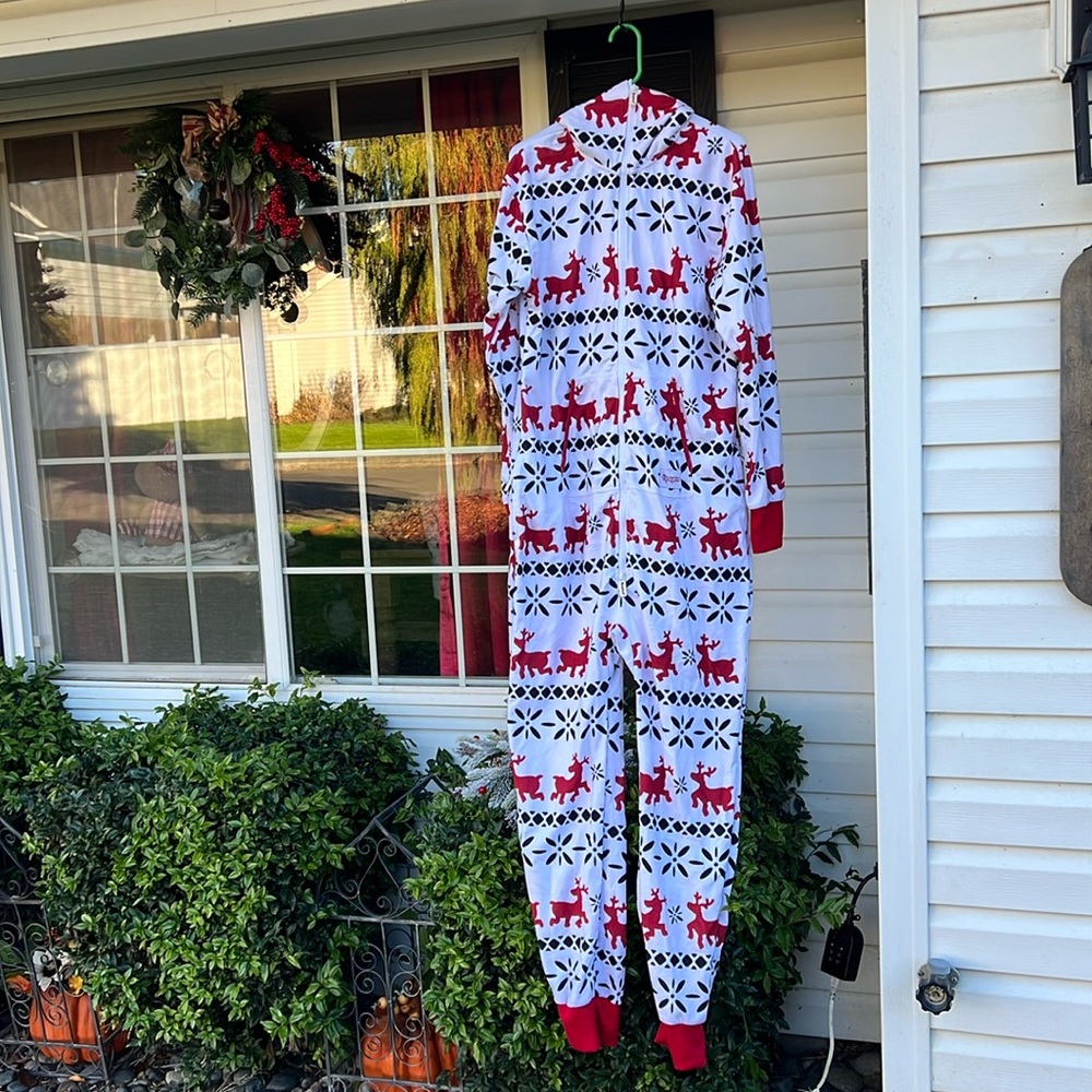 Tipsy elves, reindeer onesie